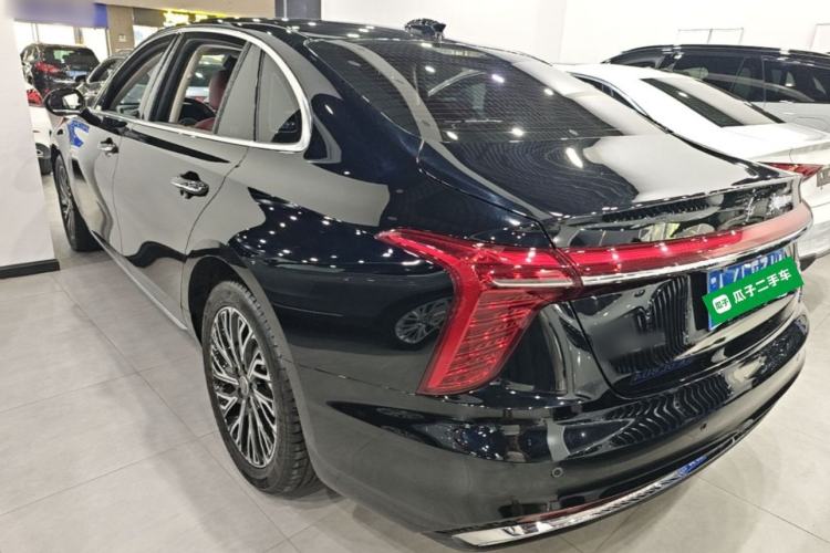 Used Hongqi H5 2025 2.0T Automatic Flag Edition – 500 000 Units Commemorative Version Rear Left 45 Deg
