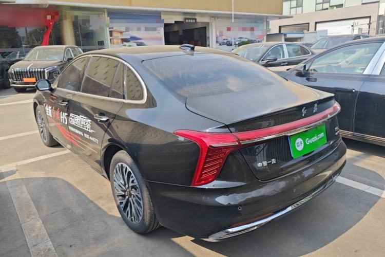 Used Hongqi H5 2025 2.0T Automatic Flag Edition – 500 000 Units Commemorative Version Rear Left 45 Deg