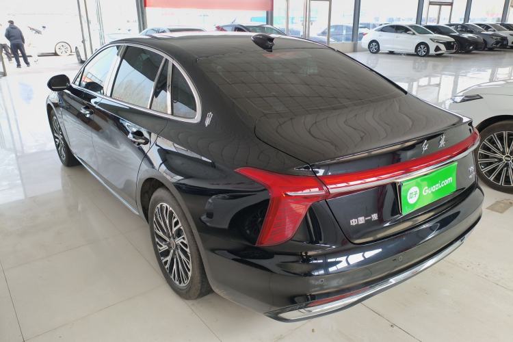 Used Hongqi H5 2025 2.0T Automatic Flag Edition – 500 000 Units Commemorative Version Rear Left 45 Deg