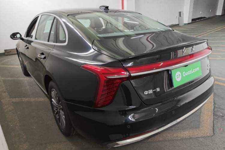 Used Hongqi H5 2025 2.0T Automatic Flagship 500 000th Unit Anniversary Edition Rear Left 45 Deg