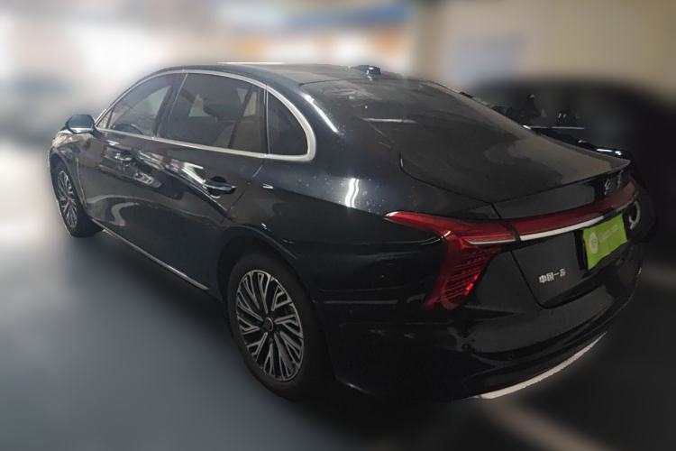 Used Hongqi H5 2025 2.0T Automatic Flag Edition – 500 000 Units Commemorative Version Rear Left 45 Deg