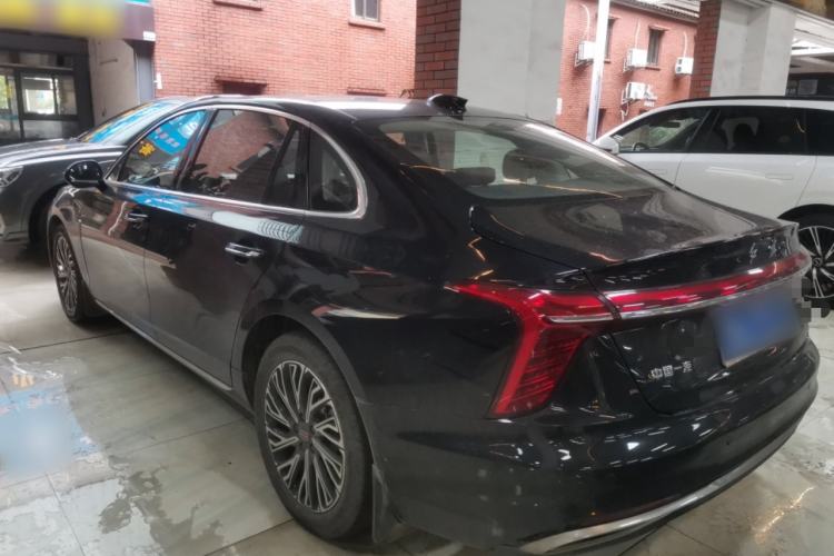 Used Hongqi H5 2025 2.0T Automatic Flag Edition – 500 000 Units Commemorative Version Rear Left 45 Deg