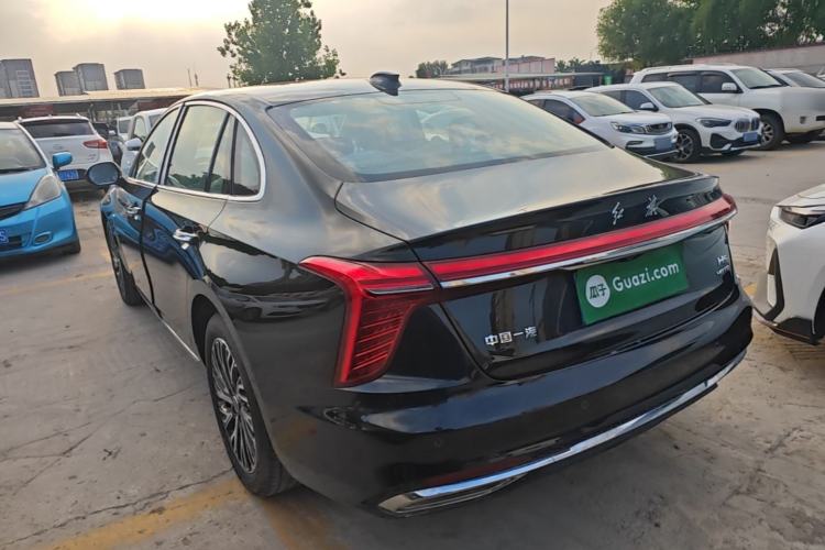 Used Hongqi H5 2025 2.0T Automatic Flag Edition – 500 000 Units Commemorative Version Rear Left 45 Deg