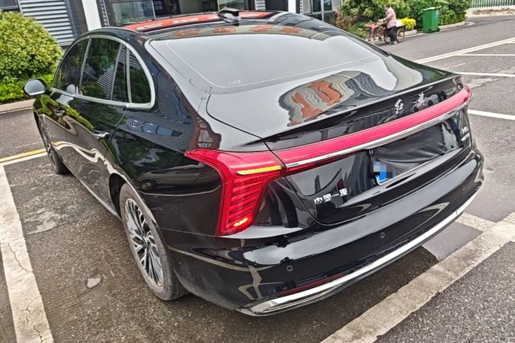 Used Hongqi H5 2025 2.0T Automatic Flag Edition – 500 000 Units Commemorative Version Rear Left 45 Deg
