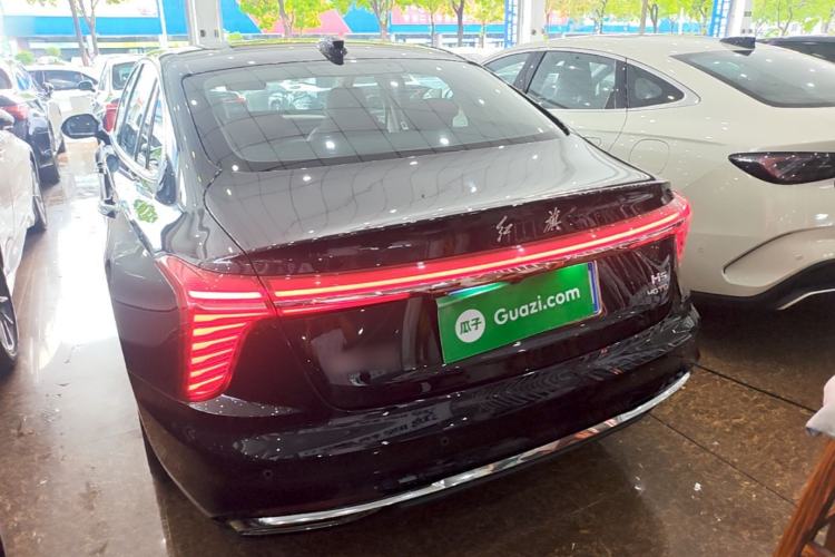 Used Hongqi H5 2025 2.0T Automatic Flag Edition – 500 000 Units Commemorative Version Rear Left 45 Deg