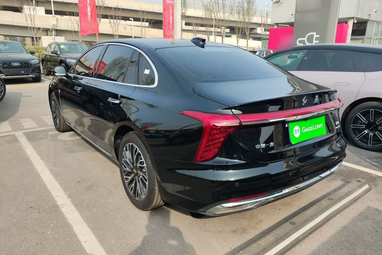 Used Hongqi H5 2025 2.0T Automatic Flag Edition – 500 000 Units Commemorative Version Rear Left 45 Deg