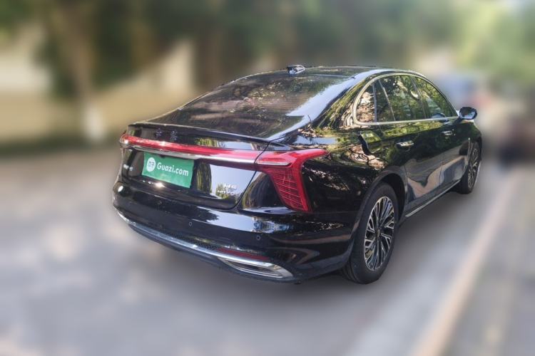 Used Hongqi H5 2025 2.0T Automatic Flag Edition – 500 000 Units Commemorative Version Rear Right 45 Deg