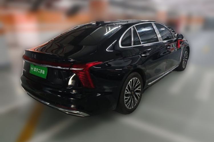 Used Hongqi H5 2025 2.0T Automatic Flag Edition – 500 000 Units Commemorative Version Rear Right 45 Deg