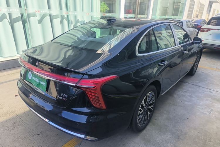 Used Hongqi H5 2025 2.0T Automatic Flag Edition – 500 000 Units Commemorative Version Rear Right 45 Deg