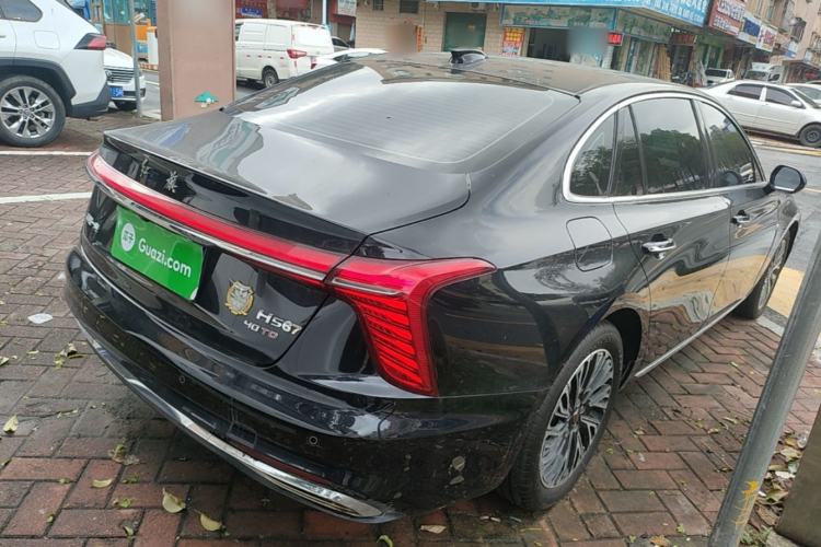 Used Hongqi H5 2025 2.0T Automatic Flag Edition – 500 000 Units Commemorative Version Rear Right 45 Deg