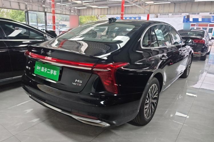 Used Hongqi H5 2025 2.0T Automatic Flag Edition – 500 000 Units Commemorative Version Rear Right 45 Deg