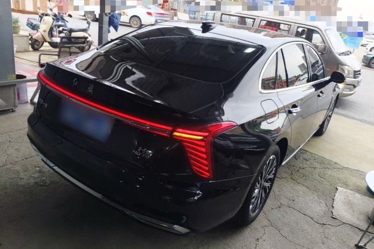 Used Hongqi H5 2025 2.0T Automatic Flag Edition – 500 000 Units Commemorative Version Rear Right 45 Deg