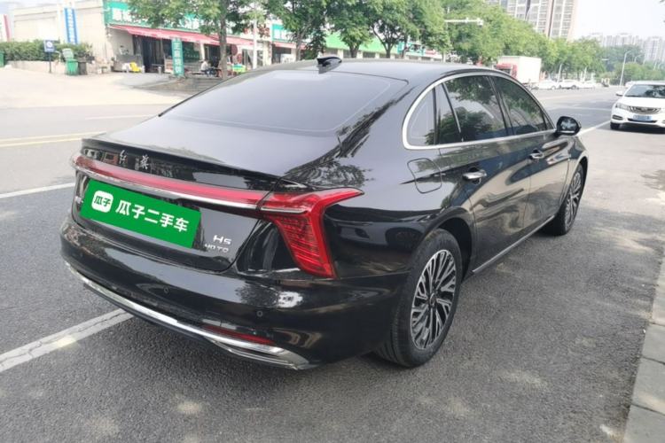 Used Hongqi H5 2025 2.0T Automatic Flag Edition – 500 000 Units Commemorative Version Rear Right 45 Deg
