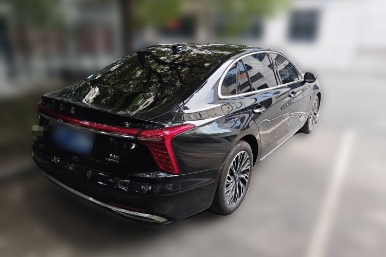 Used Hongqi H5 2025 2.0T Automatic Flag Edition – 500 000 Units Commemorative Version Rear Right 45 Deg
