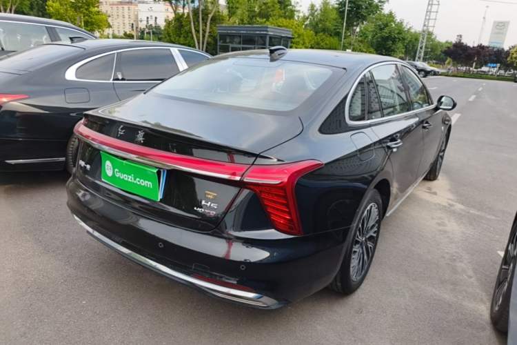 Used Hongqi H5 2025 2.0T Automatic Flag Edition – 500 000 Units Commemorative Version Rear Right 45 Deg