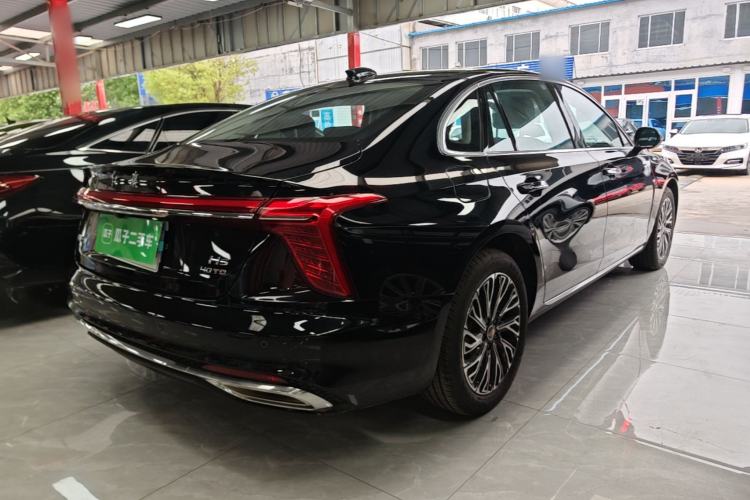 Used Hongqi H5 2025 2.0T Automatic Flag Edition – 500 000 Units Commemorative Version Rear Right 45 Deg