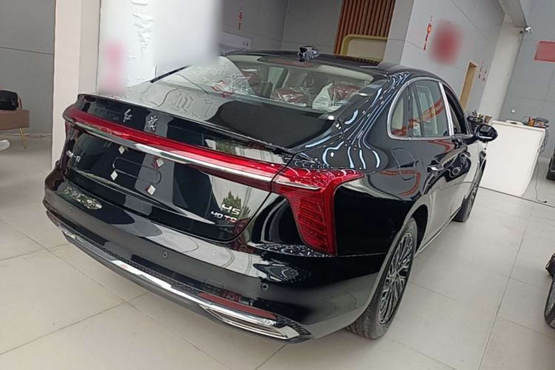 Used Hongqi H5 2025 2.0T Automatic Flag Edition – 500 000 Units Commemorative Version Rear Right 45 Deg