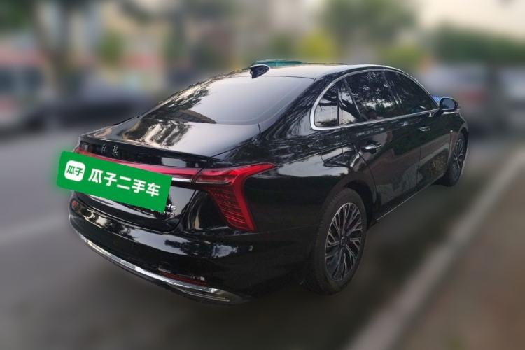 Used Hongqi H5 2025 2.0T Automatic Flag Edition – 500 000 Units Commemorative Version Rear Right 45 Deg