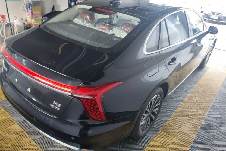 Used Hongqi H5 2025 2.0T Automatic Flag Edition – 500 000 Units Commemorative Version Rear Right 45 Deg