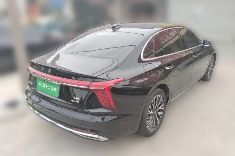 Used Hongqi H5 2025 2.0T Automatic Flag Edition – 500 000 Units Commemorative Version Rear Right 45 Deg