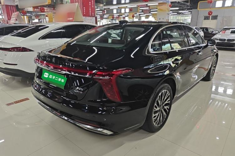 Used Hongqi H5 2025 2.0T Automatic Flag Edition – 500 000 Units Commemorative Version Rear Right 45 Deg