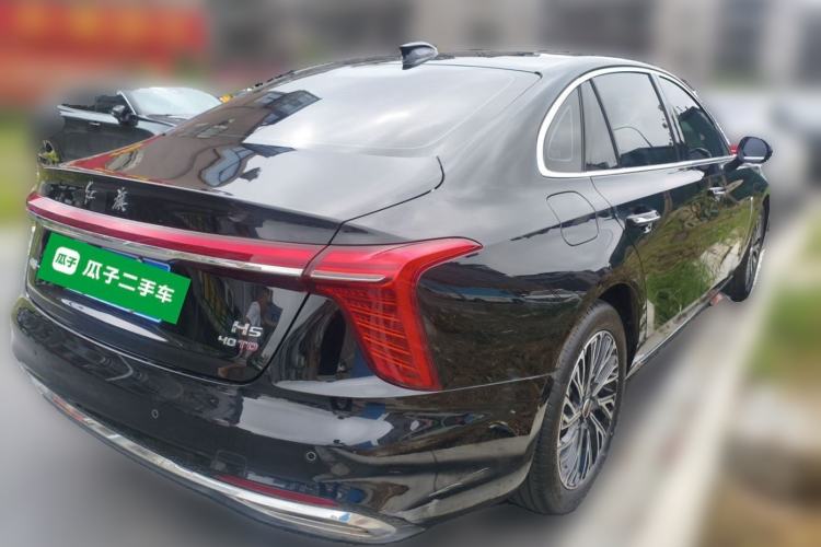 Used Hongqi H5 2025 2.0T Automatic Flag Edition – 500 000 Units Commemorative Version Rear Right 45 Deg