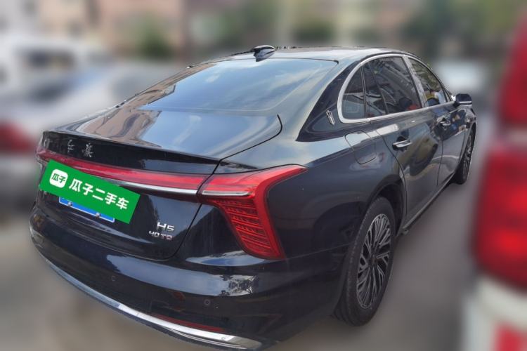Used Hongqi H5 2025 2.0T Automatic Flag Edition – 500 000 Units Commemorative Version Rear Right 45 Deg