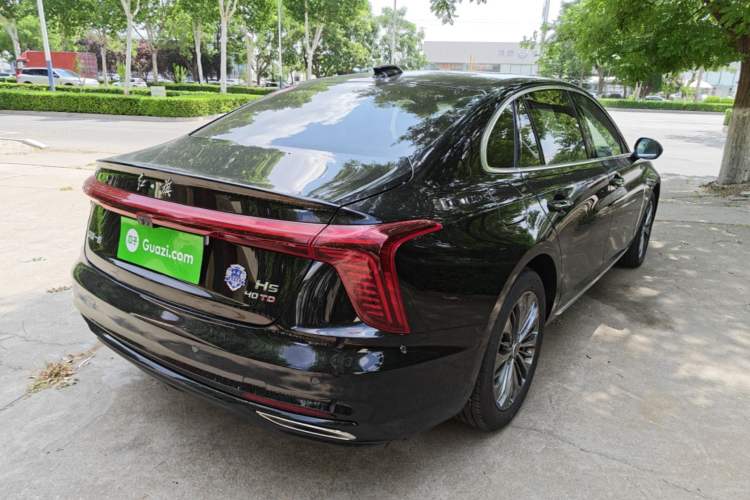 Used Hongqi H5 2025 2.0T Automatic Flag Edition – 500 000 Units Commemorative Version Rear Right 45 Deg