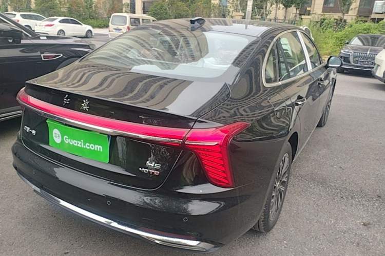 Used Hongqi H5 2025 2.0T Automatic Flag Edition – 500 000 Units Commemorative Version Rear Right 45 Deg