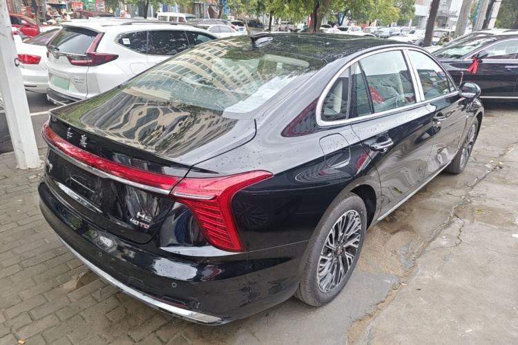 Used Hongqi H5 2025 2.0T Automatic Flag Edition – 500 000 Units Commemorative Version Rear Right 45 Deg
