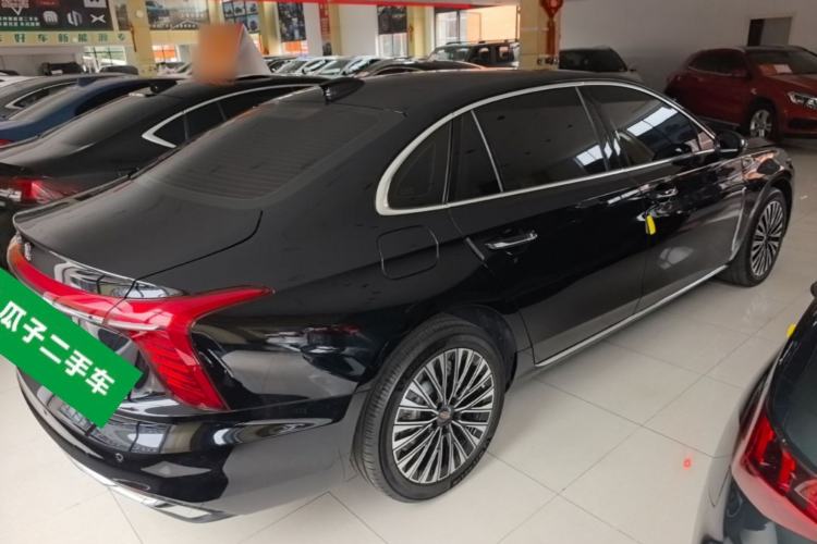 Used Hongqi H5 2025 2.0T Automatic Flag Edition – 500 000 Units Commemorative Version Rear Right 45 Deg