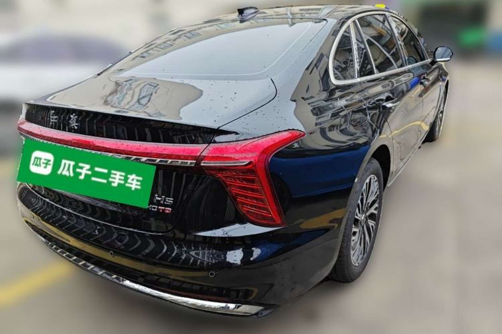 Used Hongqi H5 2025 2.0T Automatic Flag Edition – 500 000 Units Commemorative Version Rear Right 45 Deg