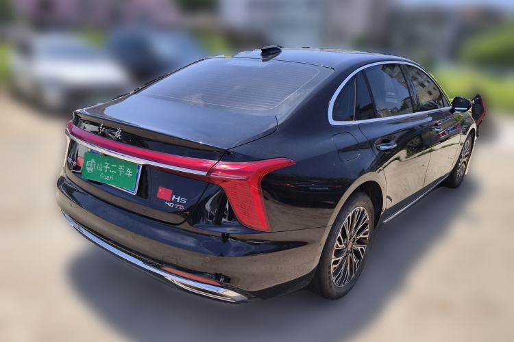 Used Hongqi H5 2025 2.0T Automatic Flag Edition – 500 000 Units Commemorative Version Rear Right 45 Deg