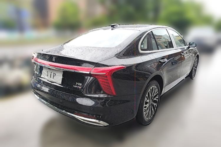 Used Hongqi H5 2025 2.0T Automatic Flag Edition – 500 000 Units Commemorative Version Rear Right 45 Deg