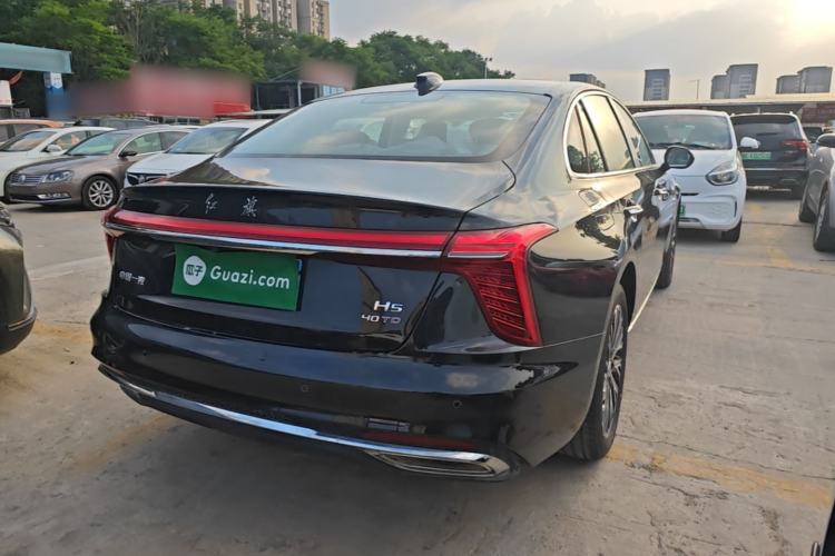 Used Hongqi H5 2025 2.0T Automatic Flag Edition – 500 000 Units Commemorative Version Rear Right 45 Deg