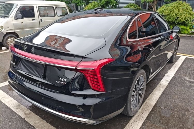 Used Hongqi H5 2025 2.0T Automatic Flag Edition – 500 000 Units Commemorative Version Rear Right 45 Deg
