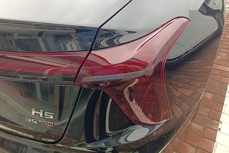 Used Hongqi H5 2025 Model 1.5T DCT Xuan Ying 2 Million Units Commemorative Edition Right Rear Taillight