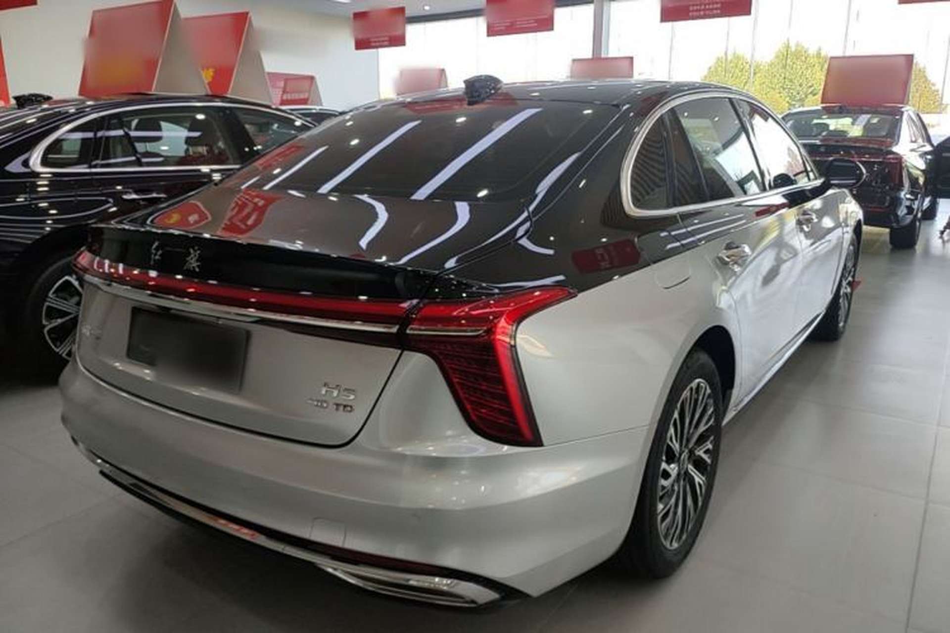 Used Hongqi H5 2025 2.0T Automatic Flag Edition – 500 000 Units Commemorative Version Rear Right 45 Deg