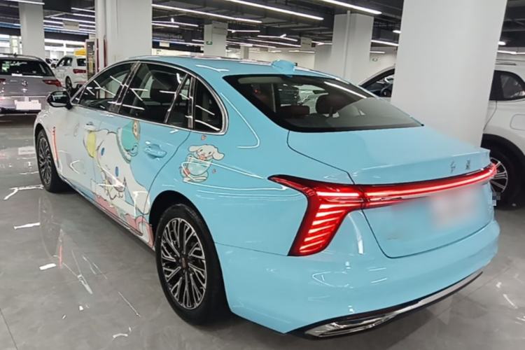 Used Hongqi H5 2025 2.0T Automatic Flag Edition – 500 000 Units Commemorative Version Rear Left 45 Deg