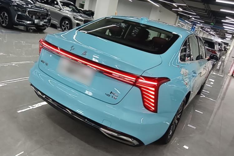 Used Hongqi H5 2025 2.0T Automatic Flag Edition – 500 000 Units Commemorative Version Rear Right 45 Deg