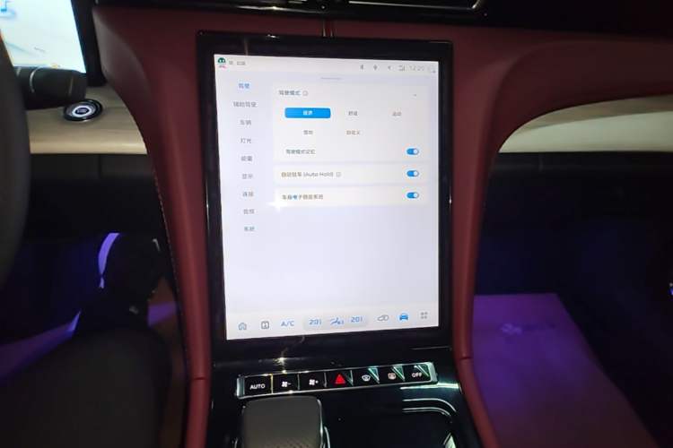 Used Hongqi H5 PHEV 2025 130 Super Hybrid Version Audio And AC Panel