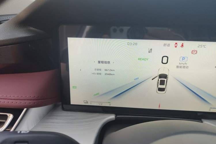 Used Hongqi H5 PHEV 2025 170 Super Hybrid Version Odometer Close Up