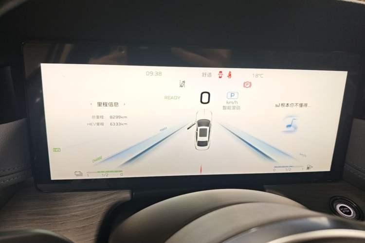 Used Hongqi H5 PHEV 2025 170 Super Hybrid Version Instrument Cluster