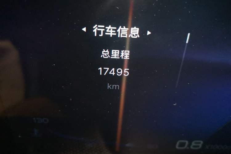 Used Hongqi H6 2023 2.0T ZhiZhen Edition Odometer Close Up