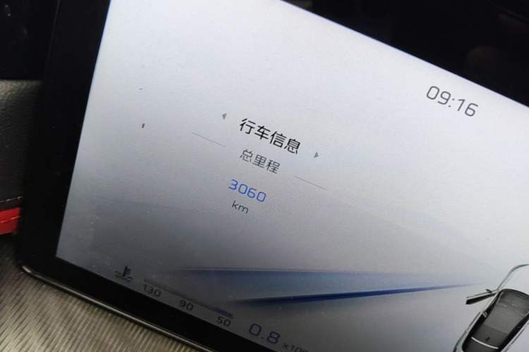 Used Hongqi H6 2025 2.0T ZhiShang Version Odometer Close Up