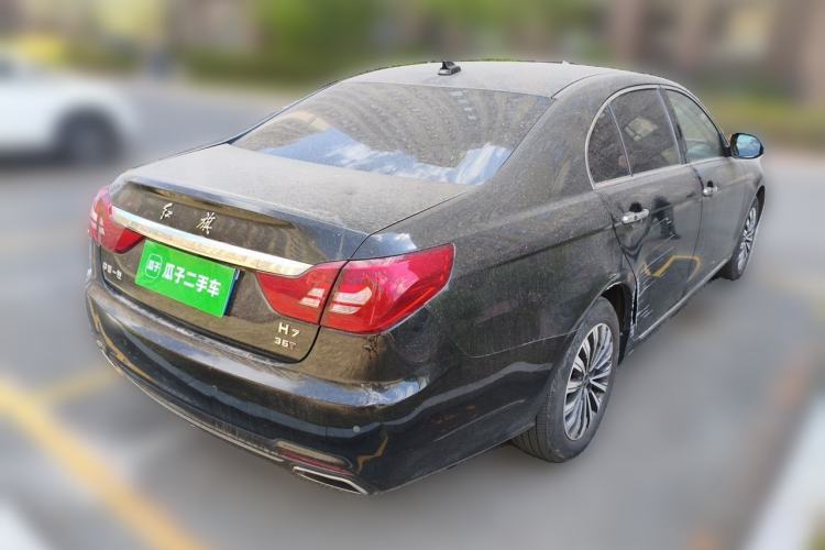 Used Hongqi H7 2018 2.0T Elite Edition Rear Right 45 Deg