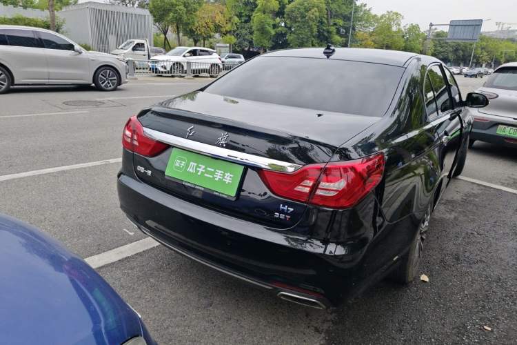 Used Hongqi H7 2018 2.0T Flagship Edition Rear Right 45 Deg