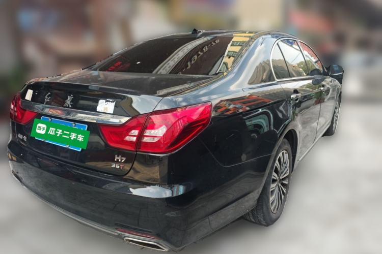 Used Hongqi H7 2018 2.0T Elite Edition Rear Right 45 Deg