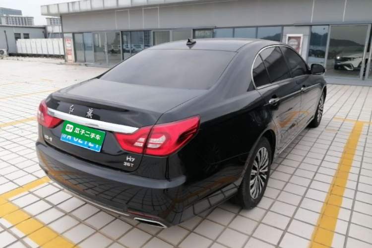 Used Hongqi H7 2018 2.0T Flagship Edition Rear Right 45 Deg