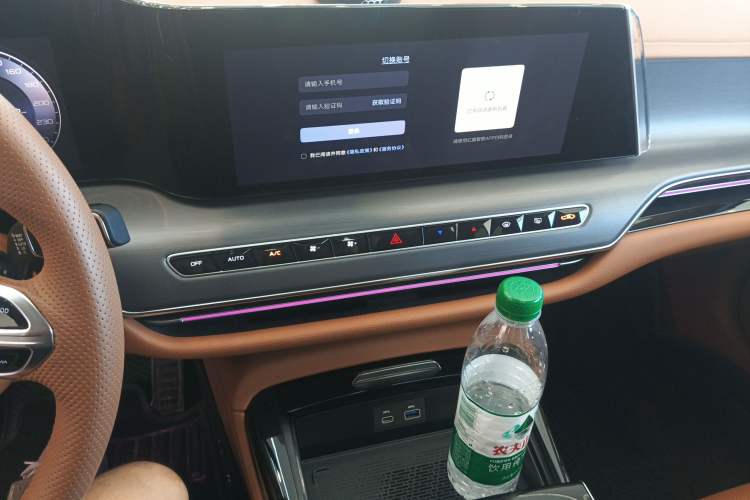 Used Hongqi H9 2024 2.0T Qichang Private Enjoyment Luxury Edition Audio And AC Panel